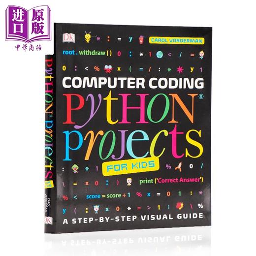 【中商原版】英文原版 Python程序编程图解指南 Computer Coding Python Projects for Kids 儿童编程语言学习 DK 全彩 正版 商品图0