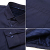 【新款DM】加肥加大品质加绒衬衫长袖衬衫高弹力休闲商务衬衫纯色 商品缩略图4