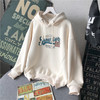 【服饰鞋包】秋冬连帽卫衣女字母百搭宽松韩版潮ins抽绳加绒加厚百搭上衣 商品缩略图0