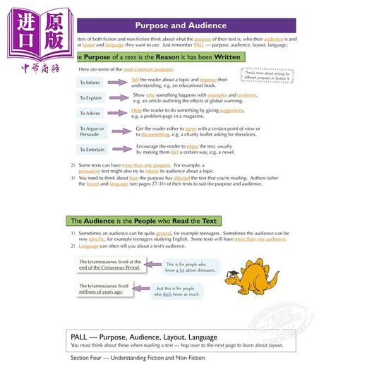 KS3 English Complete Revision & Practice CGP教材教辅 初中中学英语完整复习练习 中考备考 含电子书 答案 商品图4