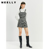 NEELLY纳俪西装领白色衬衫女新款2021年冬季简约内搭设计感两件套N21101B01015 商品缩略图1