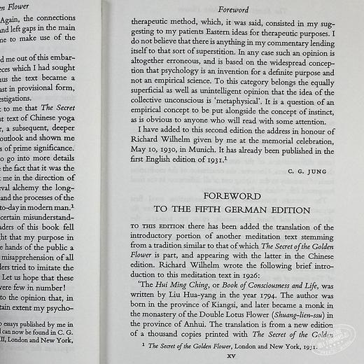 预售 【中商原版】金花的秘密 中国生命之书 卫礼贤 英文原版 The Secret of the Golden Flower Richard Wilhelm 商品图6