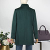 FOCALS福柯斯冬季立领中长款纯色羊毛羊绒大衣外套FYJDR835GA 商品缩略图2