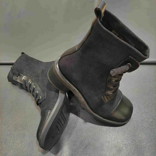 lfgj jeans bd518时尚方头粗跟弹力女靴 商品图5