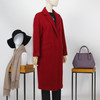 FOCALS福柯斯冬季长袖休闲长款纯色加厚羊毛大衣外套FYLDK721R1 商品缩略图1
