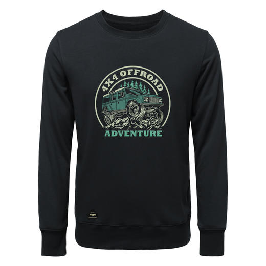 经典越野路虎车创意汽车图案印花圆领套头卫衣毛圈衫defender队服NMT-1711 商品图1