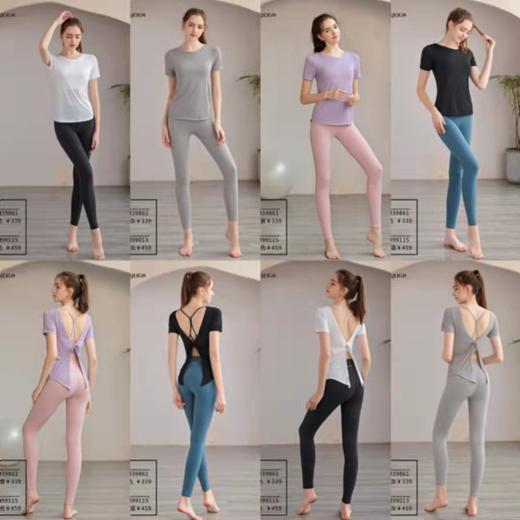 LUM39861露檬新款假两件瑜伽半袖 商品图8