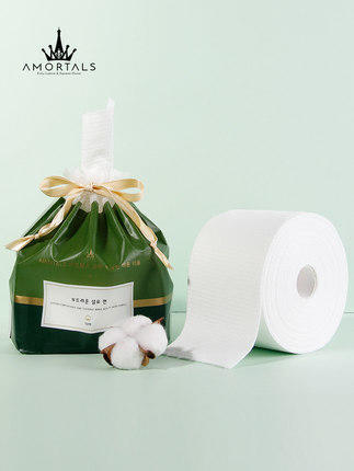 AMORTALS尔木萄 加厚纯棉卷筒洗脸巾 商品图1