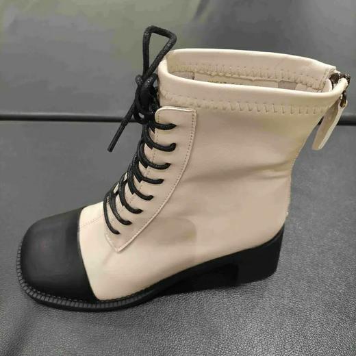 lfgj jeans bd517时尚轻奢粗跟休闲女靴 商品图1