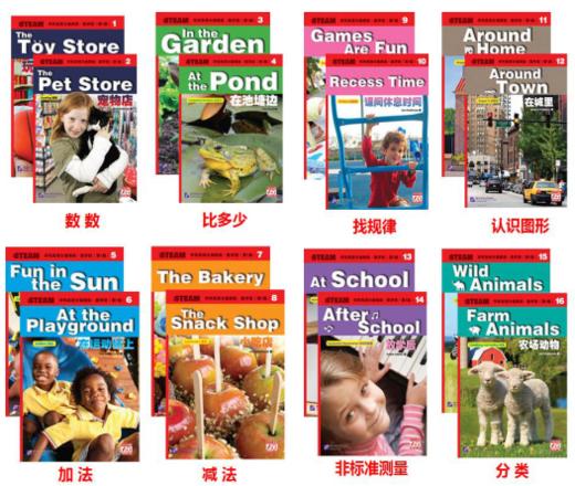 【直播专享·3-12岁】STEAM学科英语分级阅读 数学馆&科学馆1-3级 赠送音频 商品图2