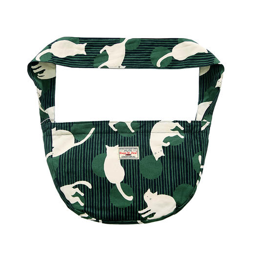 HUJI祤集Hobo斜挎包插画剪影猫咪 商品图0