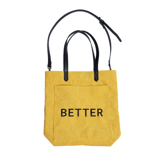 Better系列灯芯绒斜挎手提包 商品图0