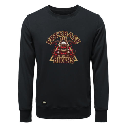 FREEBASE个性机车图案卡通创意设计圆领套头卫衣秋冬户外休闲服NMT-1713 商品图1