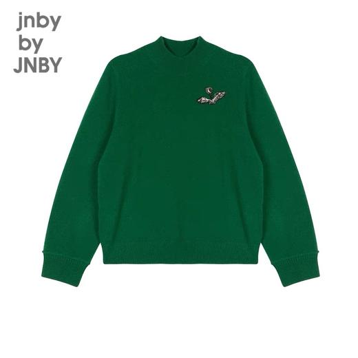 江南布衣童装21冬装新款男女童半高领毛衫1L9377120 商品图4