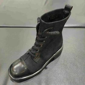 lfgj jeans bd518时尚方头粗跟弹力女靴