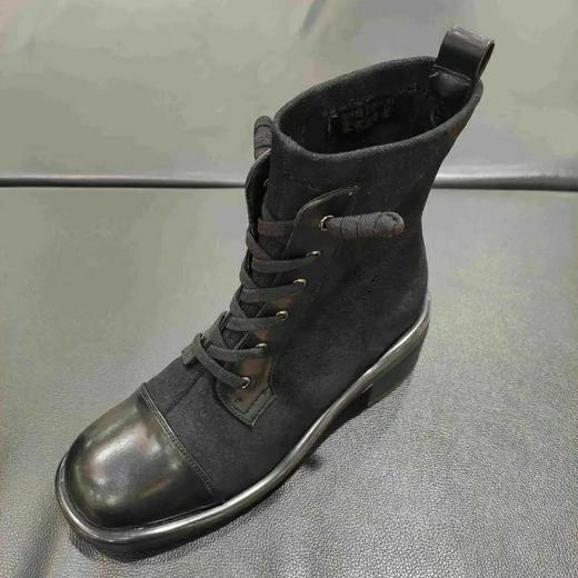 lfgj jeans bd518时尚方头粗跟弹力女靴 商品图0