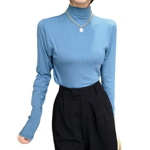 QB-B023女装新款精品莫代尔糖果色系打底衫内搭搭弹力品牌现货 商品图3