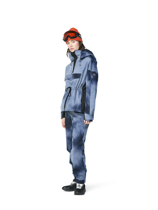 Holden - Alpine Anorak - Dark Navy Wave Dye/Black - 女装 - 滑雪夹克 - 深蓝色 商品图1