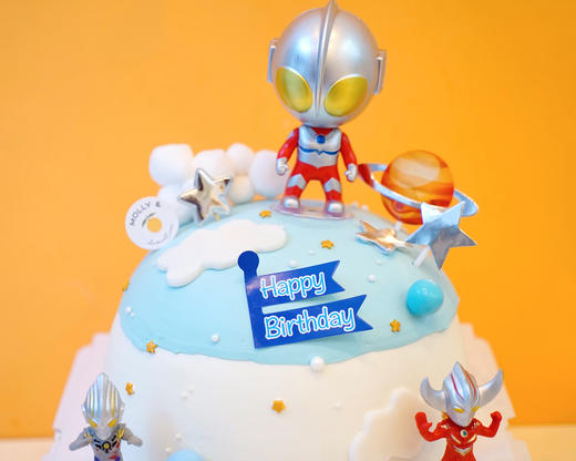奥特曼守卫地球蛋糕（提前一天预定） 商品图0