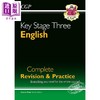 KS3 English Complete Revision & Practice CGP教材教辅 初中中学英语完整复习练习 中考备考 含电子书 答案 商品缩略图0