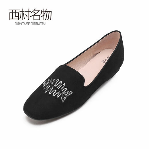 西村名物2021秋季新款玩趣系列低跟乐福鞋时尚百搭舒适单鞋X21CE34731 商品图1