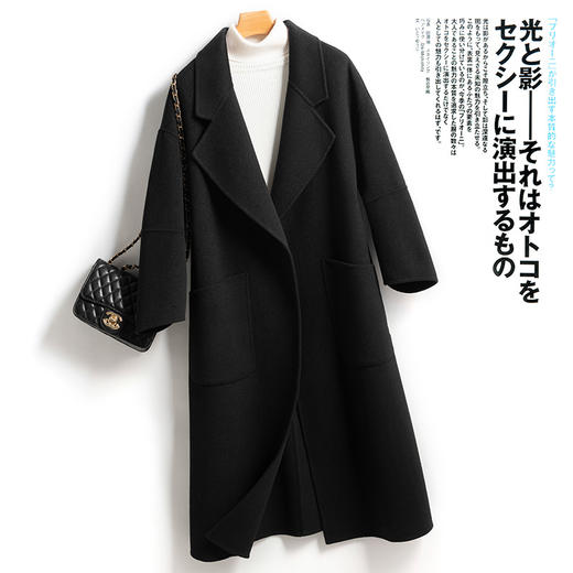 裁缝学苑AG206 女装新款2021双面羊绒大衣纸样双面呢打版裁剪图纸 商品图2