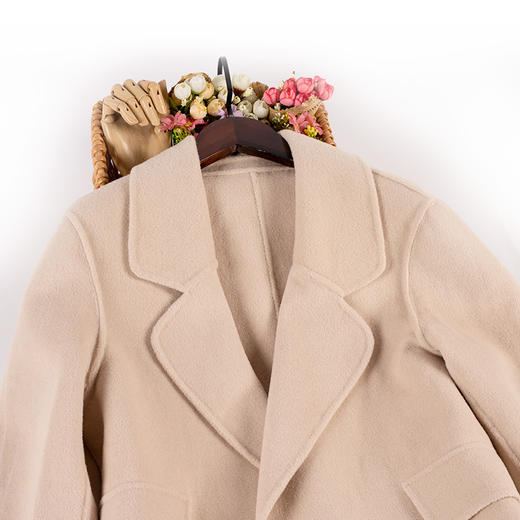 裁缝学苑AG205 双面羊绒大衣纸样2021新款女装双面呢外套打版图 商品图3