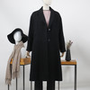 FOCALS福柯斯冬季新款中长款纯色羊毛大衣外套FYBDK821 商品缩略图0