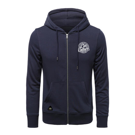 CAR CULTURE简约拉链带帽卫衣团队定制队服SBS拉链头高街品质服装NMT-1712 商品图2