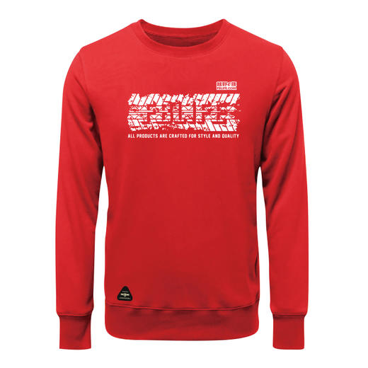 FBLIFE轮胎痕迹设计图案越野卫衣套头圆领长袖衫男女通勤NMT-1717 商品图3