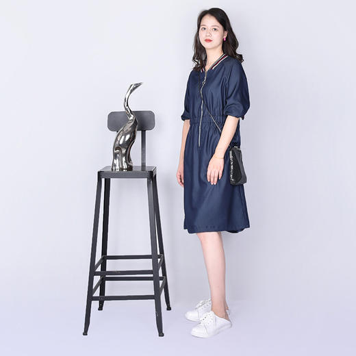 SAINT L’UCK/圣媛女装新款中长款高腰连衣裙，女裙SA120L17 商品图1