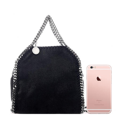 STELLA MCCARTNEY 斯特拉-麦卡托尼 女士黑色聚酯纤维手提包 391698-W9132-1000 商品图4
