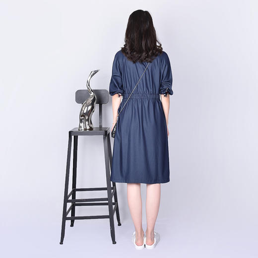 SAINT L’UCK/圣媛女装新款中长款高腰连衣裙，女裙SA120L17 商品图2