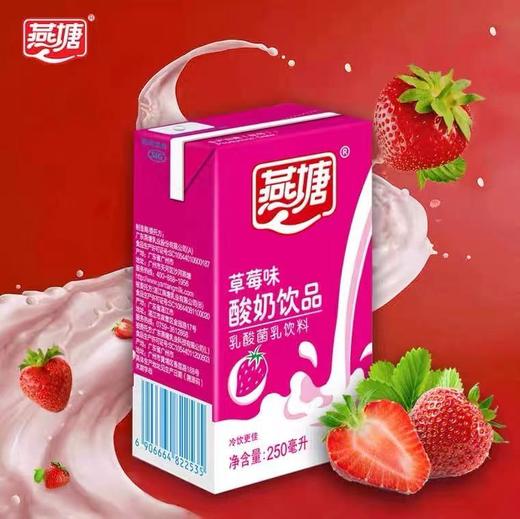【特价】燕塘 草莓酸奶 （250mlx16盒） 商品图2