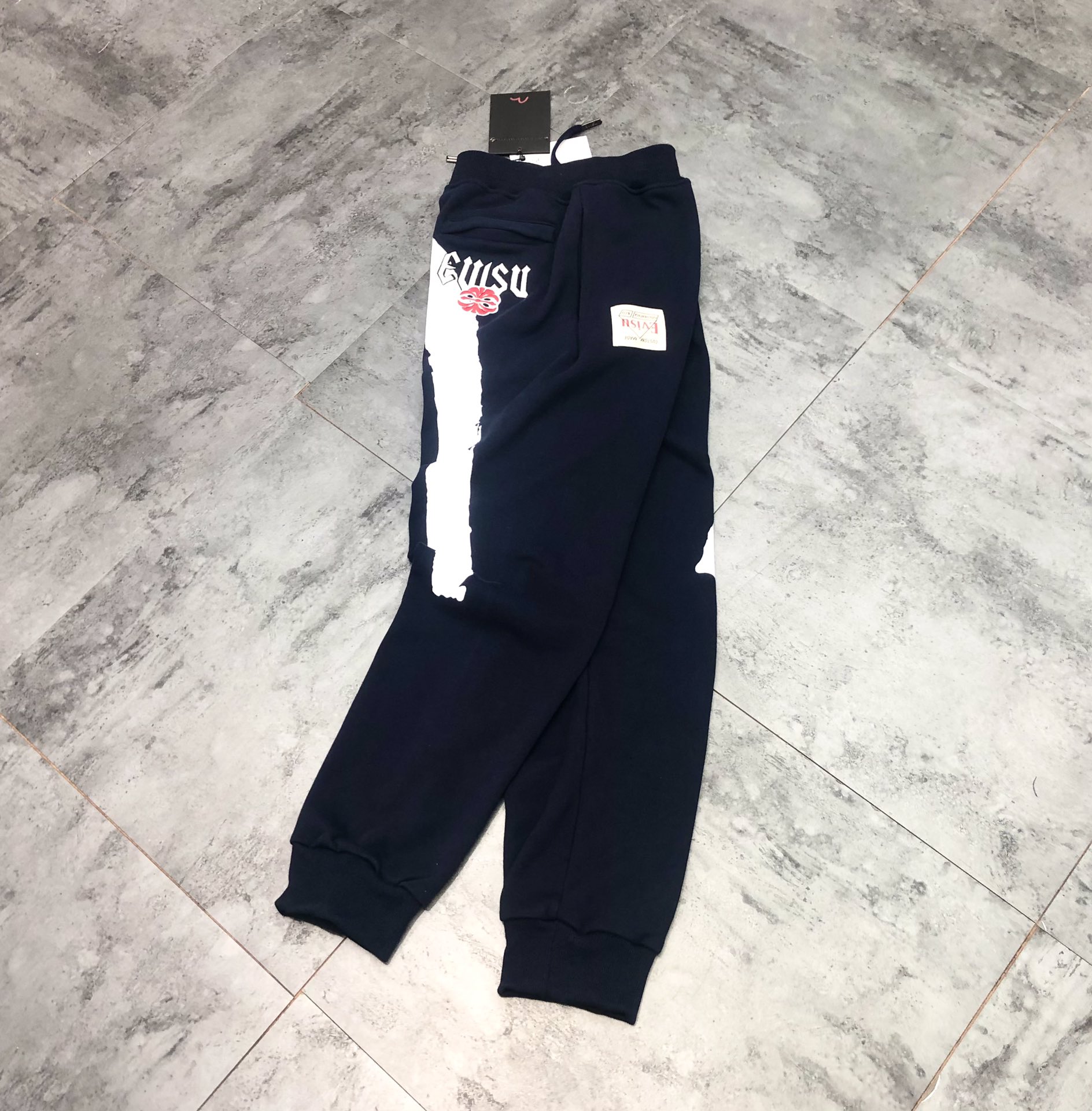 点此购买 福神男女毛圈休闲卫裤 sy198952