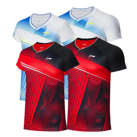 李宁 AAYR377/AAYR378男女款羽毛球服短袖 舒适透气[特惠清仓] 商品图0