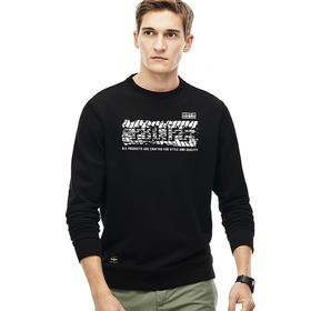 FBLIFE轮胎痕迹设计图案越野卫衣套头圆领长袖衫男女通勤NMT-1717