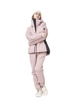 Holden - Alpine Anorak - Woodrose/Black - 女装 - 滑雪夹克 - 粉色