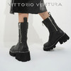 预售|VITTORIO VENTURA【徐璐同款】薇薇燃荔枝纹牛皮轻厚底拉链马丁靴（默认顺丰到付 联系客服报销）.潮快闪[ 福利品] 商品缩略图3