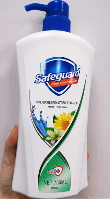 舒肤佳-金银花/菊花自然爽洁沐浴露（绿）0608274107021  1*24 商品图0