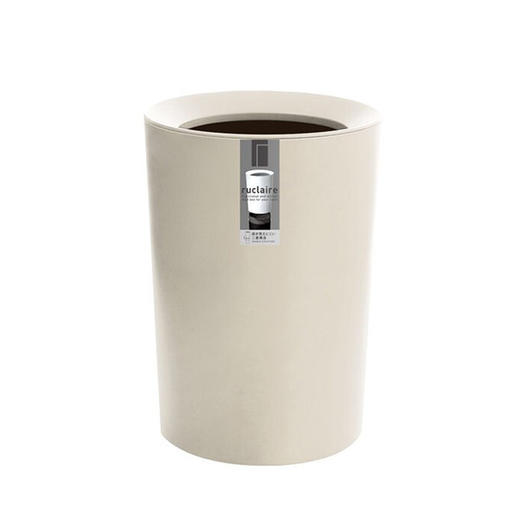 日本Asvel塑料垃圾桶6.7L（圆白） 商品图0