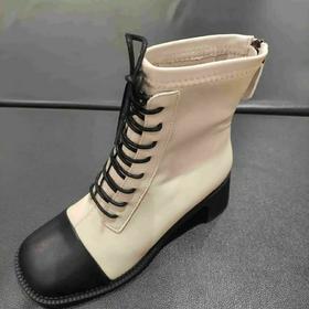 lfgj jeans bd517时尚轻奢粗跟休闲女靴