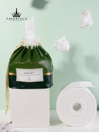 AMORTALS尔木萄 加厚纯棉卷筒洗脸巾 商品图0