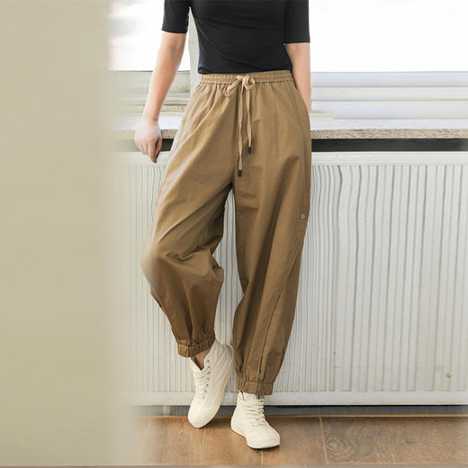 裁缝学苑AG202 小脚萝卜裤束脚哈伦裤子纸样女裤打版裁剪图纸版型 商品图1