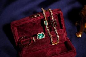 【喆】【藏宝阁镇宅之作】祖母绿手链/吊坠/戒指（2.31克拉）