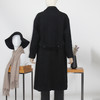 FOCALS福柯斯冬季新款中长款纯色羊毛大衣外套FYBDK821 商品缩略图1