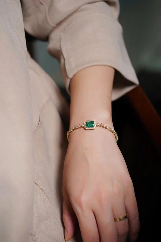 【喆】【藏宝阁镇宅之作】祖母绿手链/吊坠/戒指（2.31克拉） 商品图7