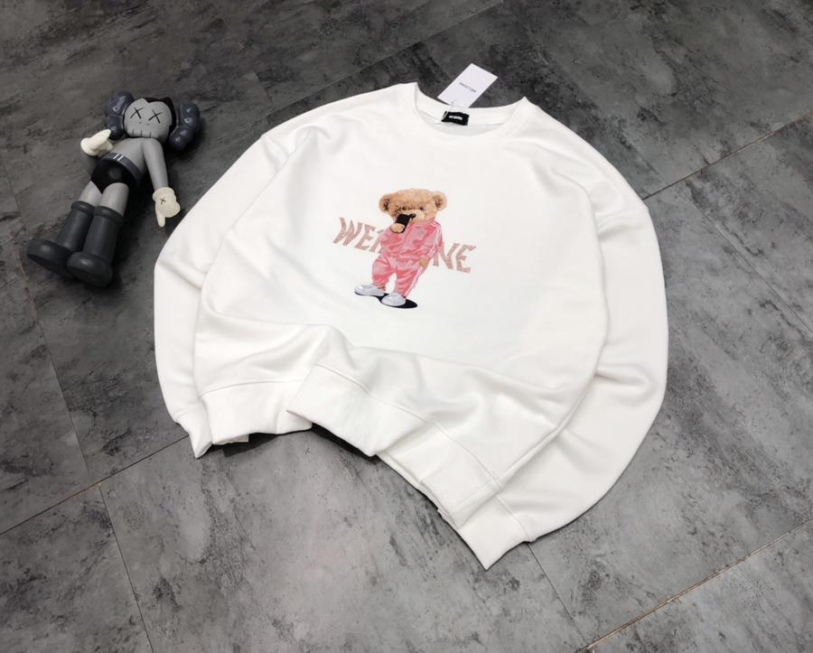 点此购买 welldone男女小熊毛圈圆领卫衣 sy198990