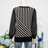 FOCALS福柯斯女装秋季新款圆领套头上衣条纹毛衫针织衫FYLAM025NM 商品缩略图2