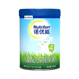 诺优能儿童配方调制乳粉（36-72月龄，4段）800G铁罐装